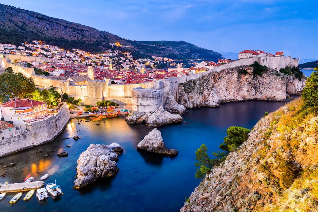 croatie dubrovnik nuit